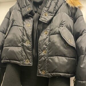 Stylish Black Puffer Jacket